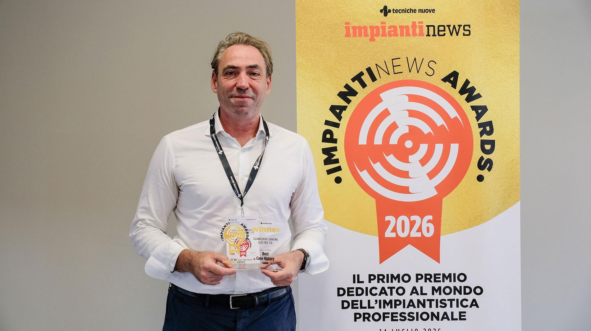 SAJ CHS2 vince il premio “Best Case History” di Impianti News | Accumulo di energia ibrido per il settore commerciale e industriale